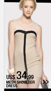 Mesh Shoulder Dress