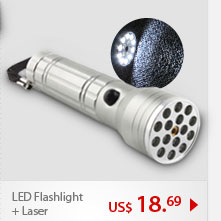 LED Flashlight + Laser