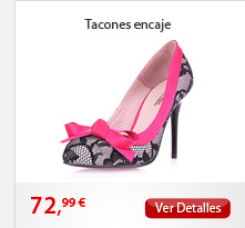 Tacones encaje 