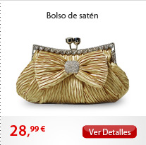 Bolso de satén 