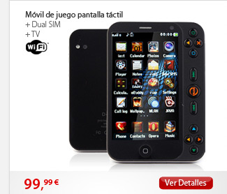 Móvil de juego pantalla táctil