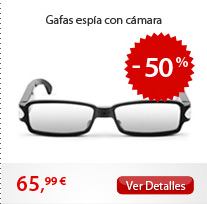 Gafas espía con cámara