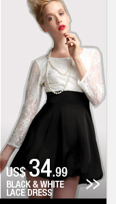 Black & White Lace Dress