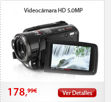 Videocámara HD 5.0MP 