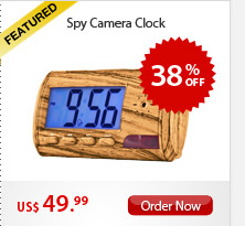 Spy Camera Clock