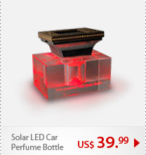 Solar LED Car Perfume Bottle