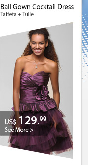 Ball Gown Cocktail Dress