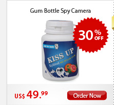 Gum Bottle Spy Camera