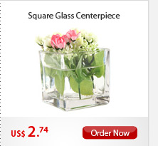Square Glass Centerpiece