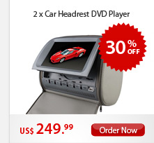 Car Headrest DVD Player 