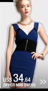 Zipper Mini Dress