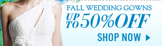 Fall Wedding Gowns Up To 50% Off