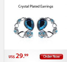 Crystal Plated Earrings