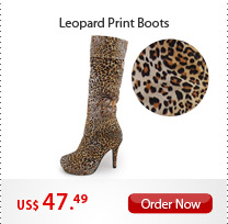 Leopard Print Boots