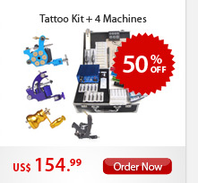 Tattoo Kits + 4 Machines 
