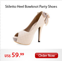 Stiletto Heel Bowknot Party Shoes