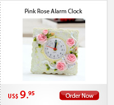 Pink Rose Alarm Clock