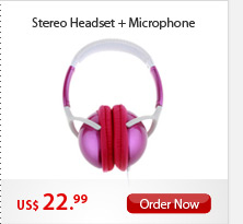 Stereo Headset+Microphone