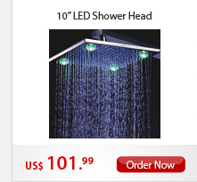 10" LED Shower Head