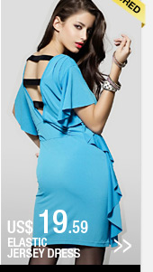 Elastic Jersey Dress
