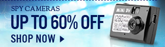 Spy Cameras Up To 60% Off