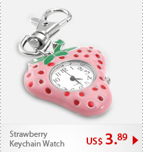Strawberry Keychain Watch