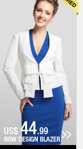 Bow Design Blazer