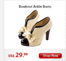 Bowknot Ankle Boots