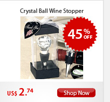 Crystal Ball Wine Stopper