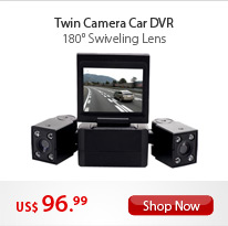 Twin Cameras Car DVR