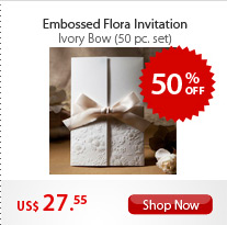Embossed Flora Invitation