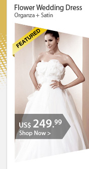 Flower Wedding Dress