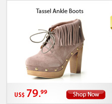 Tassel Ankle Boots
