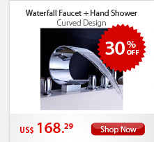 Waterfall Faucet + Hand Shower