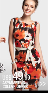 Asymmetric Collar Dress