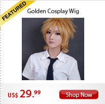 Golden Cosplay Wig