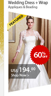 Wedding Dress + Wrap