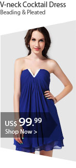 V-neck Cocktail Dress