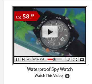 Waterproof Spy Watch