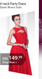 V-neck Party Dress