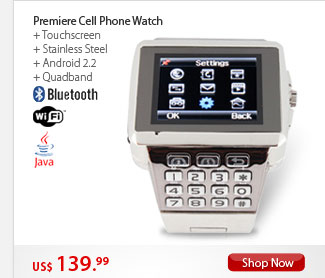 Premiere Cell Phone Watch