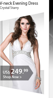 V-neck Evening Dress