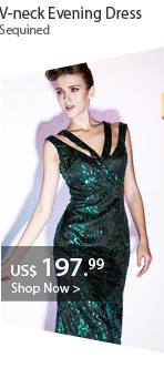 V-neck Evening Dress