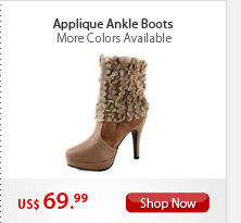 Applique Ankle Boots 