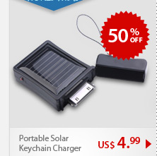Portable Solar Keychain Charger