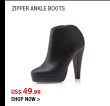 Zipper Ankle Boots 