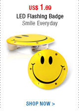 LED Flashing Badge