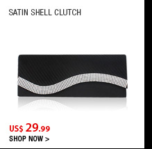 Satin Shell clutch