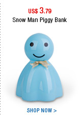 Snow Man Piggy Bank