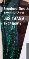 Sequined Sheath Evening Dress